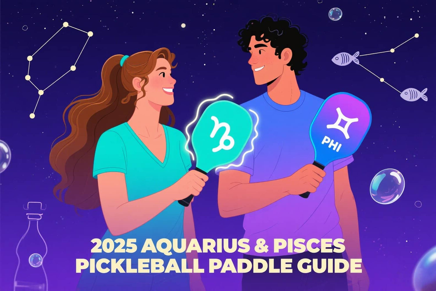 Best Pickleball Paddles 2025 for Aquarius & Pisces: Pick Your Lucky Color Paddle Under $100