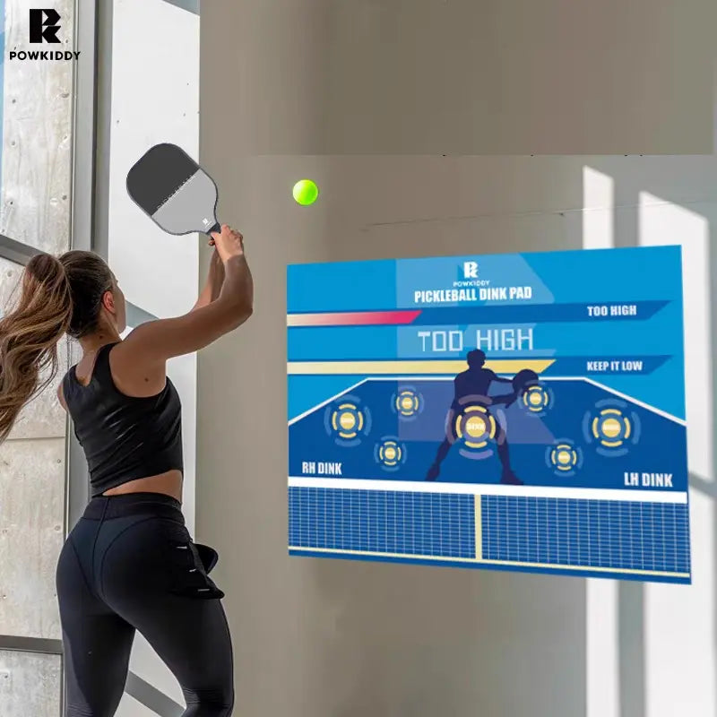 Pickleball player training on court to master baiting the speed-up and counter strategies